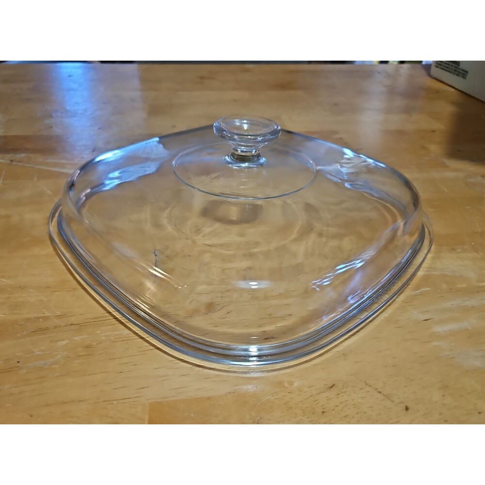 Vintage Pyrex Dome Glass Lid A-12-C for Corning Ware 10" x 10" Square Casserole